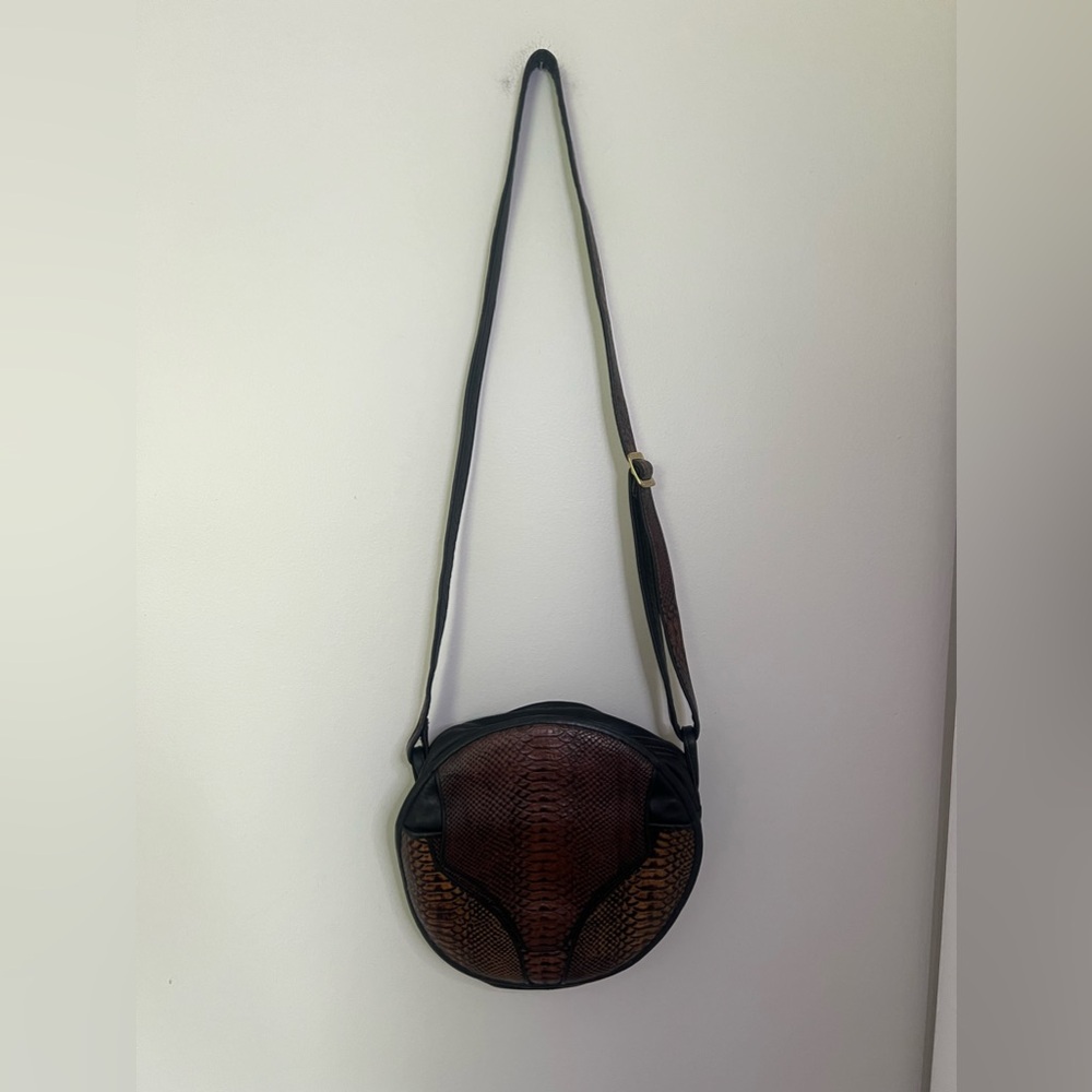 D’Onofrio Brown and Black Purse/CrossBody